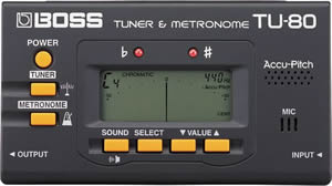 BOSS tuner/metronome