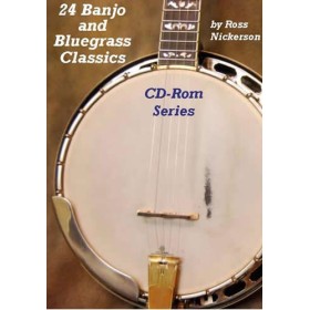 CD ROM - 24 Banjo and Bluegrass Classic CD Rom Series/two discs  CD Rom Series/two discs