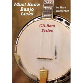 CD ROM - Must Know Banjo Licks CD Rom Series