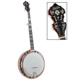 Goldstar Hearts and Flowers  Banjo - Includes free case and U.S. shipping