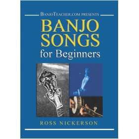 Book - Banjo Songs for Beginners Hard Copy Book, DVD and CD