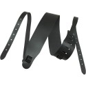 Strap - Garment Leather Banjo Strap with Coated Metal Hooks