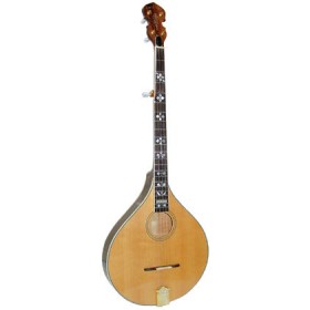 Gold Tone Pat Cloud Banjola Deluxe Free US Shipping + Hard Case