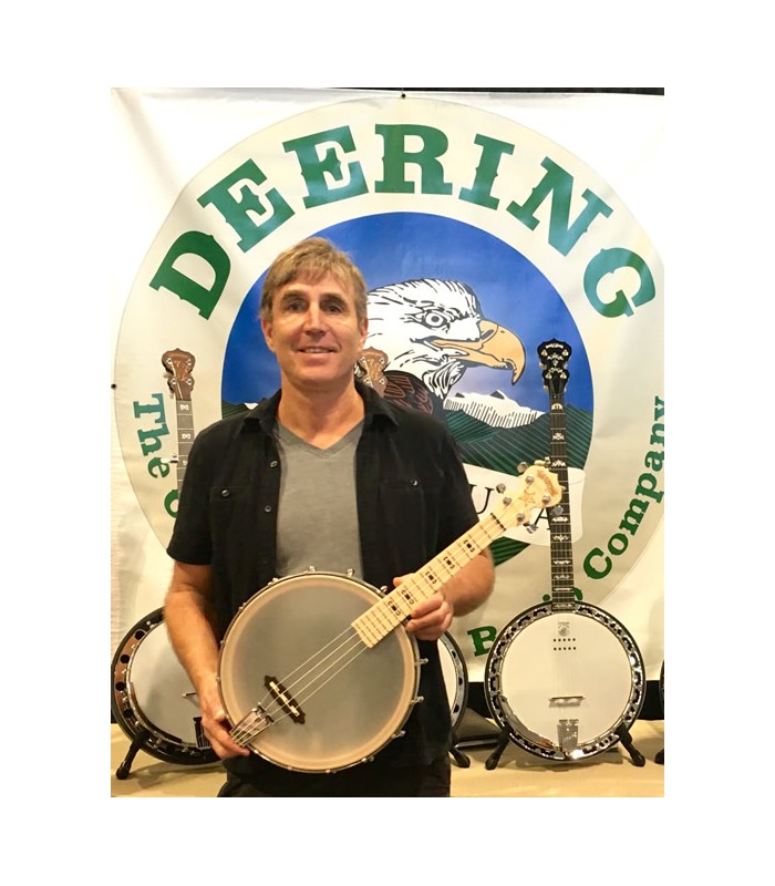 Deering Banjo Uke Ukulele Banjo by Deering | Concert | G C E A