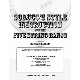 Scruggs Style Instruction for Five-String Banjo - Spiral Bound Book/CDs By Ross Nickerson