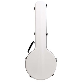 Goldtone HDFB16 14" Resonator Banjo White Fiber Hardcase Case