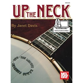 Up the Neck Banjo Book by Janet Davis - Book + Online Audio/Video