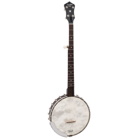 Recording King - RK-OT26 with White Lady Tone Ring - Open Back Clawhammer Banjo